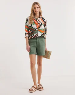 Long Sleeved Linen Shirt -Cheap Vextalia Store y01gp232729w