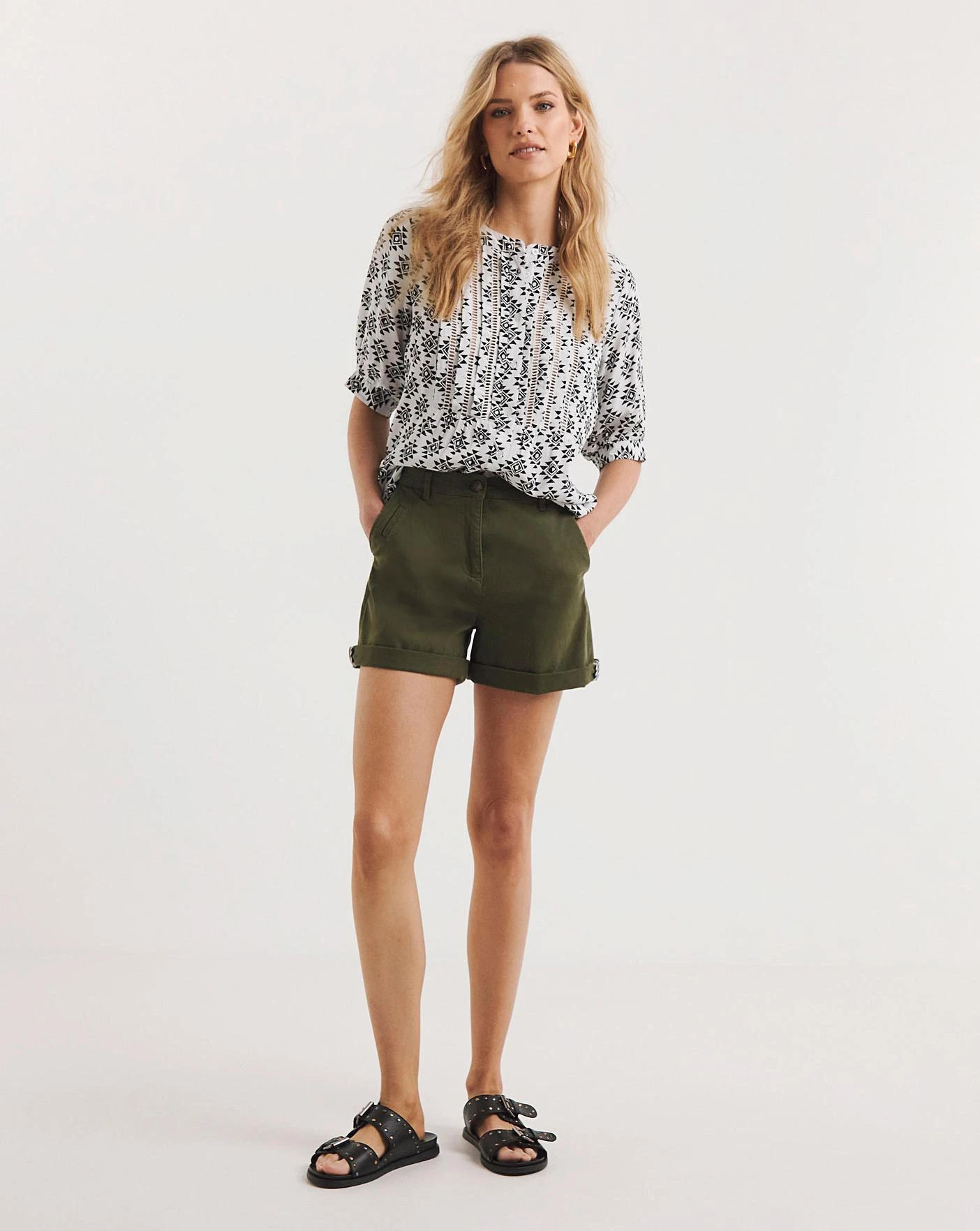 Ladder Trim Blouse 1 Ladder Trim Blouse