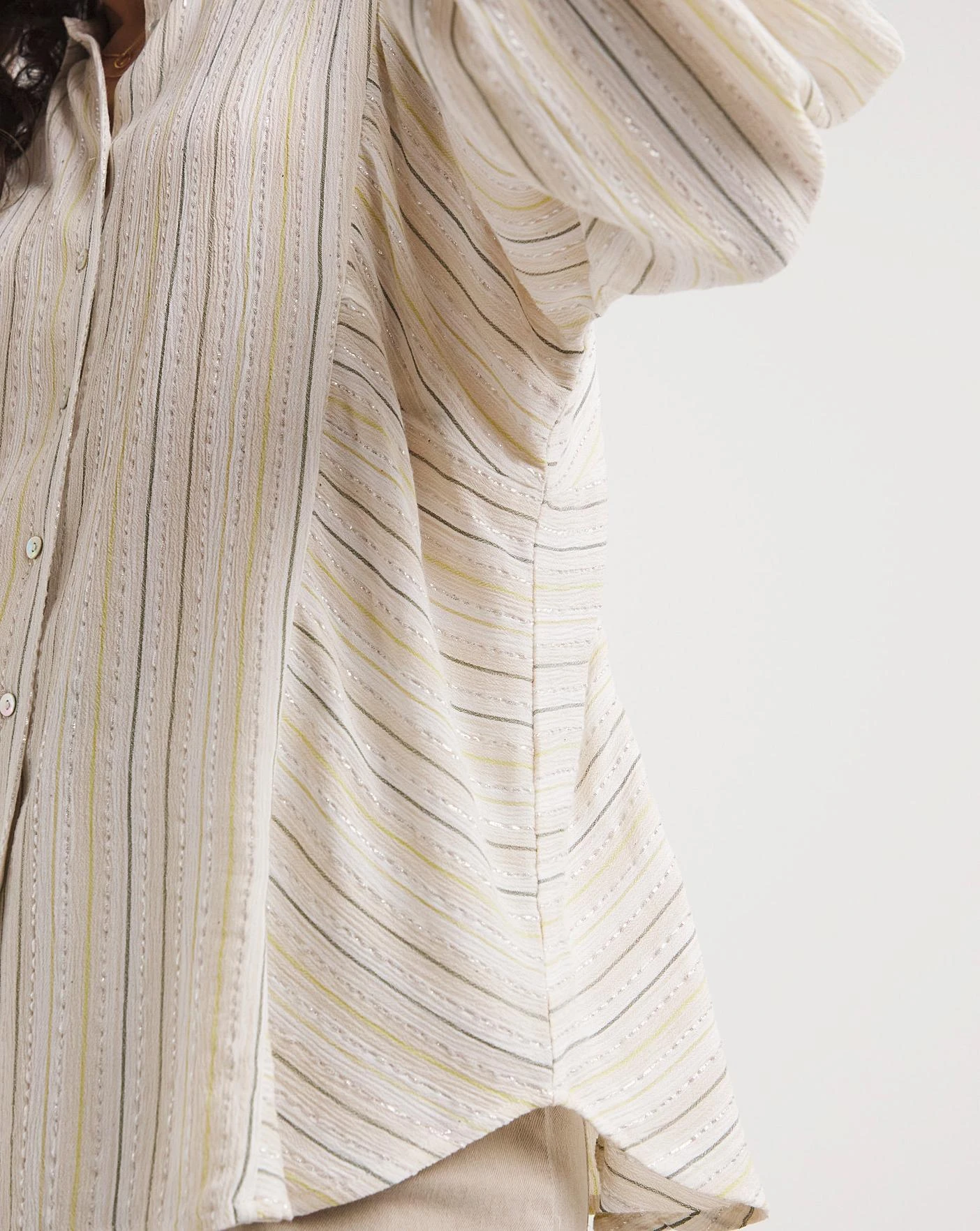 Green Stripe Shirt 3 Green Stripe Shirt - Image 3