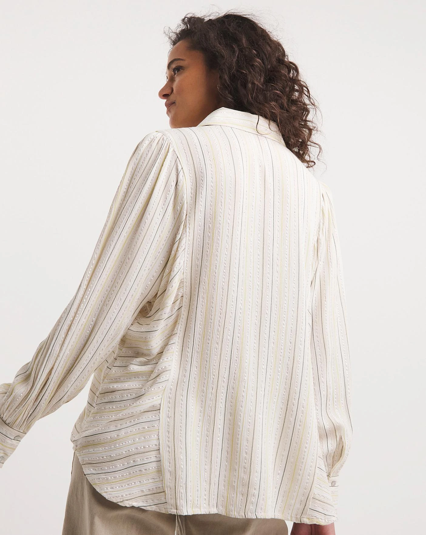 Green Stripe Shirt 2 Green Stripe Shirt - Image 2