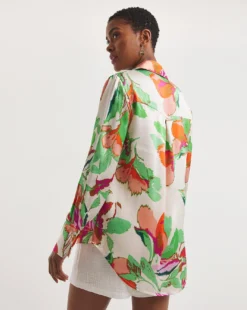 Printed Satin Shirt -Cheap Vextalia Store y01gp461748w