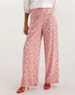 Floral Print Formal Wide Leg Trouser 7 Floral Print Formal Wide Leg Trouser -Cheap Vextalia Store y01gz353737w