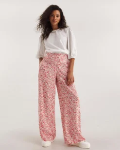 Floral Print Formal Wide Leg Trouser 8 Floral Print Formal Wide Leg Trouser -Cheap Vextalia Store y01gz353740w