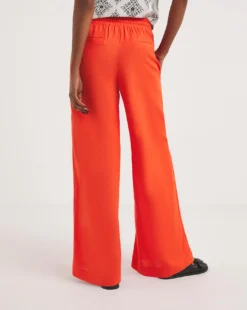 Tomato Linen Mix Wide Leg Trousers -Cheap Vextalia Store y01gz422758w