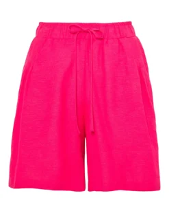 Pink Linen Mix Pleat Detail Shorts 9 Pink Linen Mix Pleat Detail Shorts -Cheap Vextalia Store y01gz612750s
