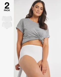 Playtex 2 Pack Organic Cotton Briefs