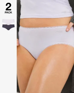 Sloggi 2Pack Go Organic Midi Briefs