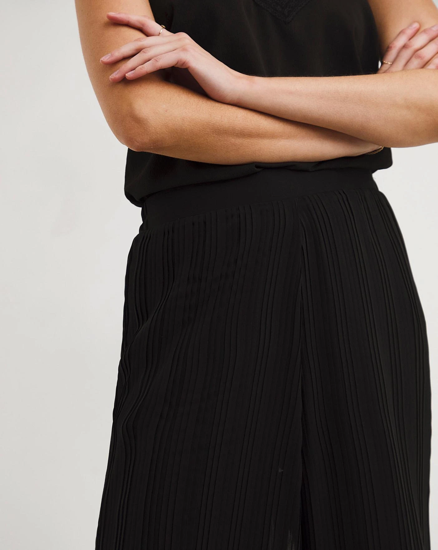 Joanna Hope Pleated Chiffon Trouser 2 Joanna Hope Pleated Chiffon Trouser - Image 2