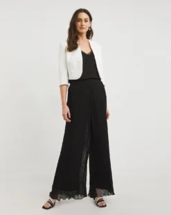 Joanna Hope Pleated Chiffon Trouser