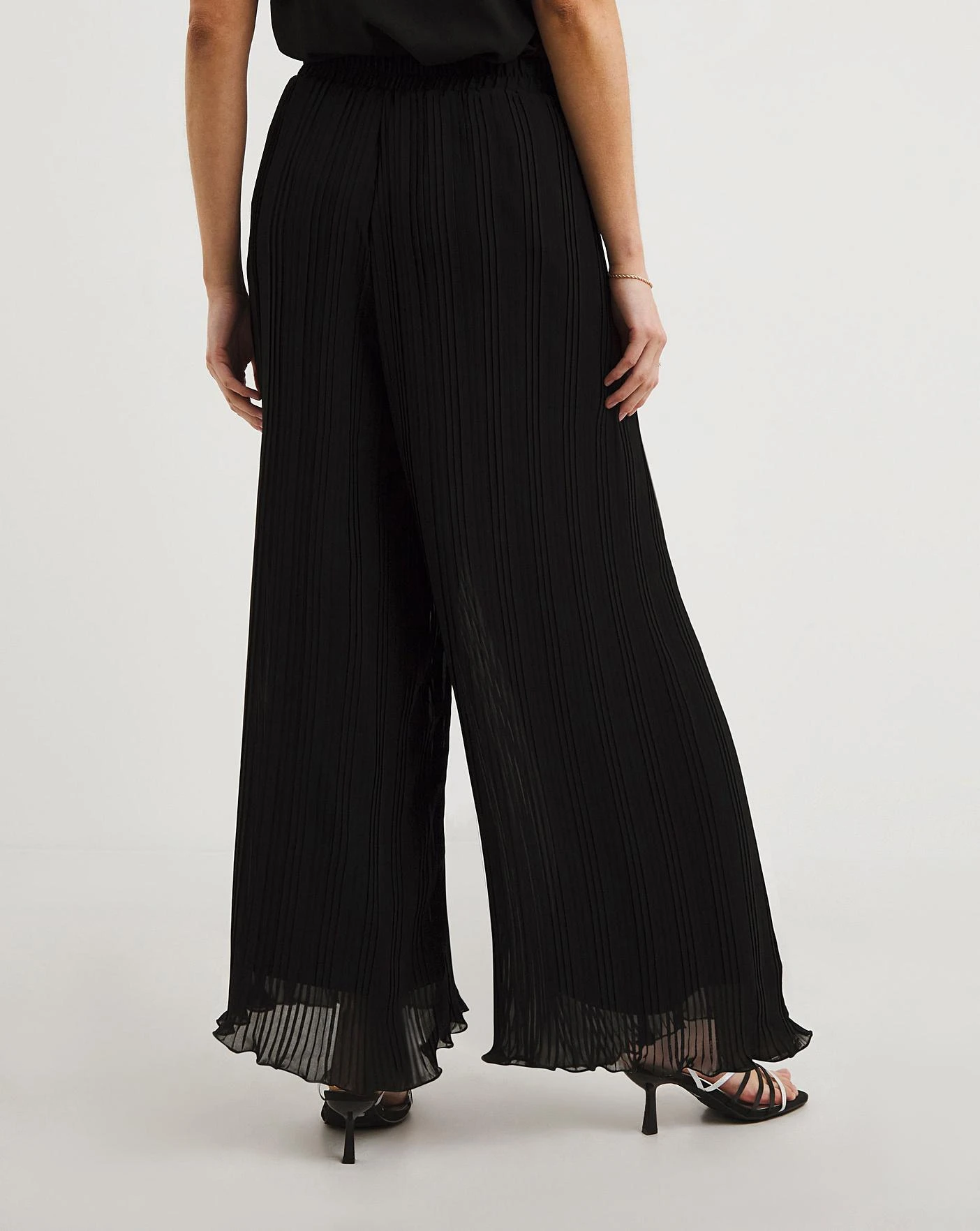 Joanna Hope Pleated Chiffon Trouser 4 Joanna Hope Pleated Chiffon Trouser - Image 4