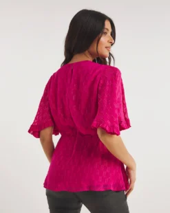 Joanna Hope Metallic Dobby Blouse 7 Joanna Hope Metallic Dobby Blouse -Cheap Vextalia Store y01ow682708w