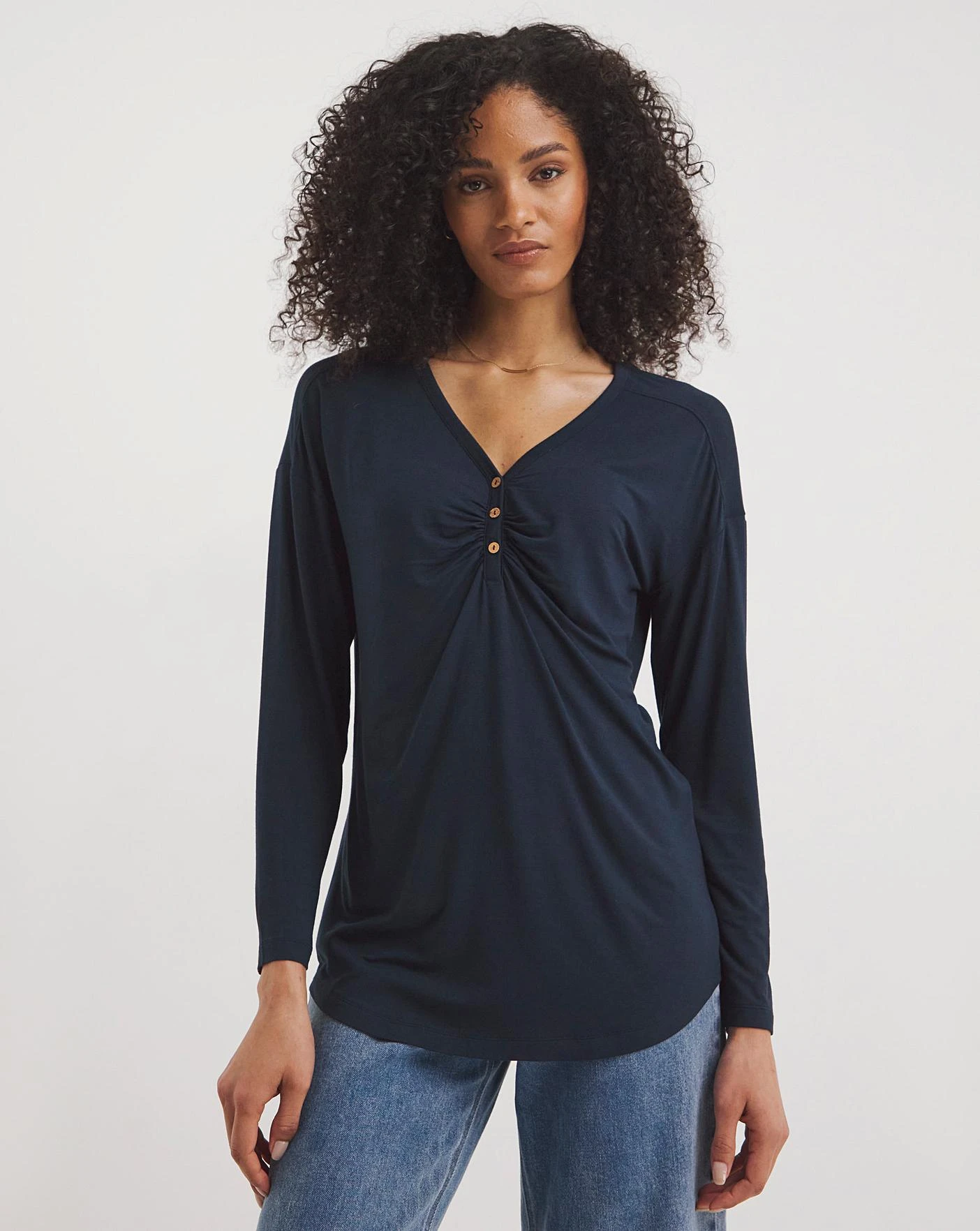 Viscose Button Top 1 Viscose Button Top