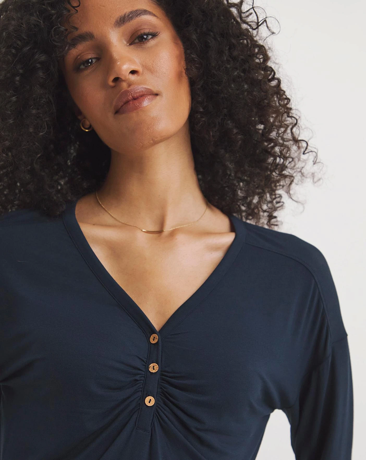 Viscose Button Top 2 Viscose Button Top - Image 2