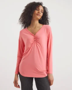 Viscose Button Top
