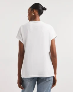 Cut Out Detail Centre Front Seam T-Shirt -Cheap Vextalia Store y01qb627767w