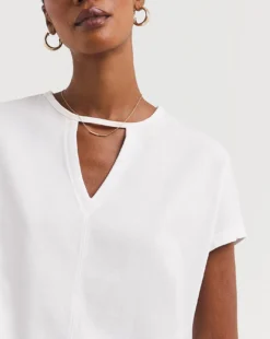 Cut Out Detail Centre Front Seam T-Shirt -Cheap Vextalia Store y01qb627769w