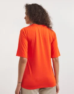 Twist Front Knot Short Sleeve Top -Cheap Vextalia Store y01qb782740w