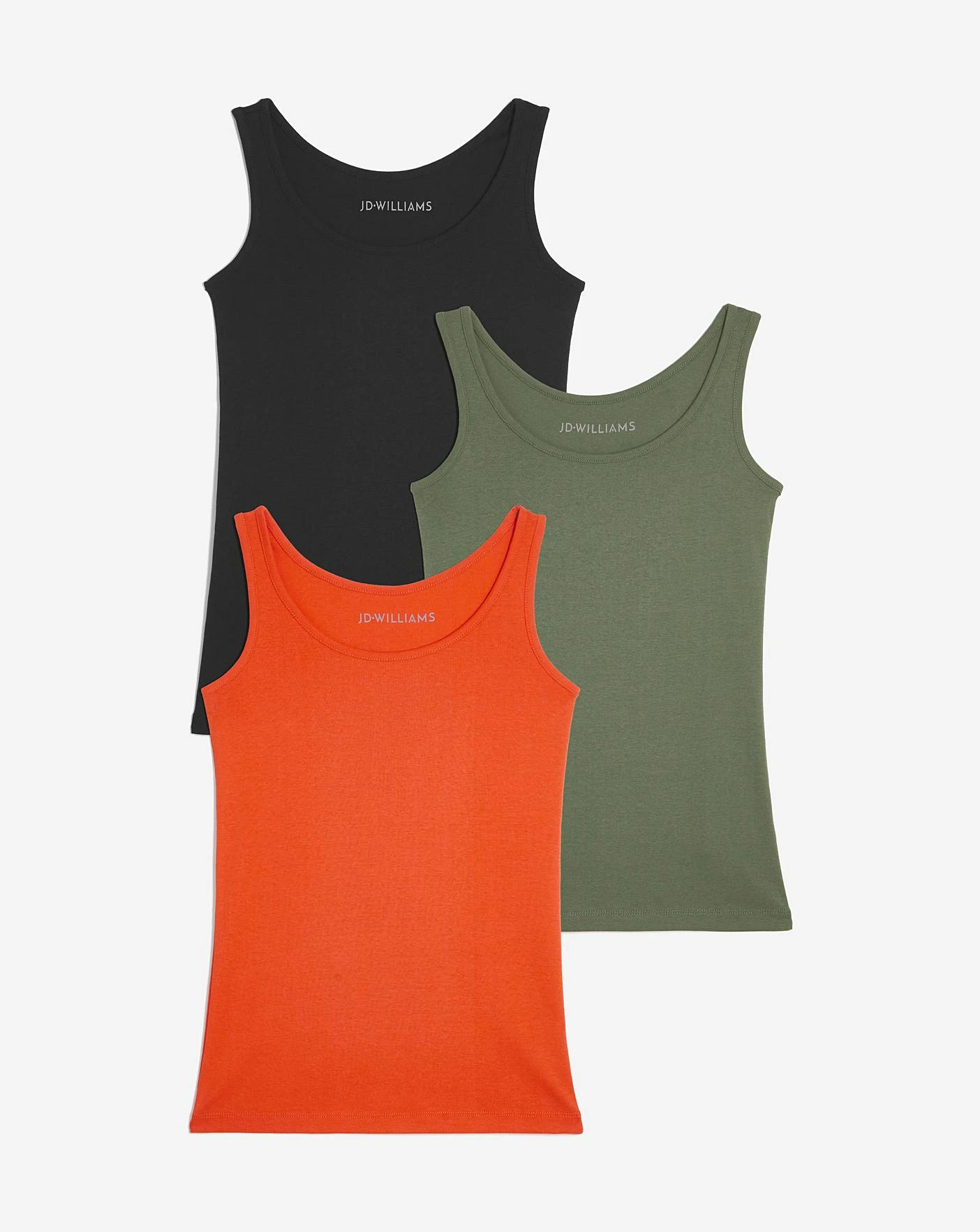 3 Pack Vest Tops 2 3 Pack Vest Tops - Image 2