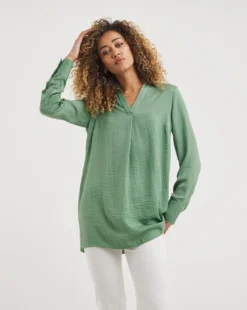 Longline Pullover Shirt