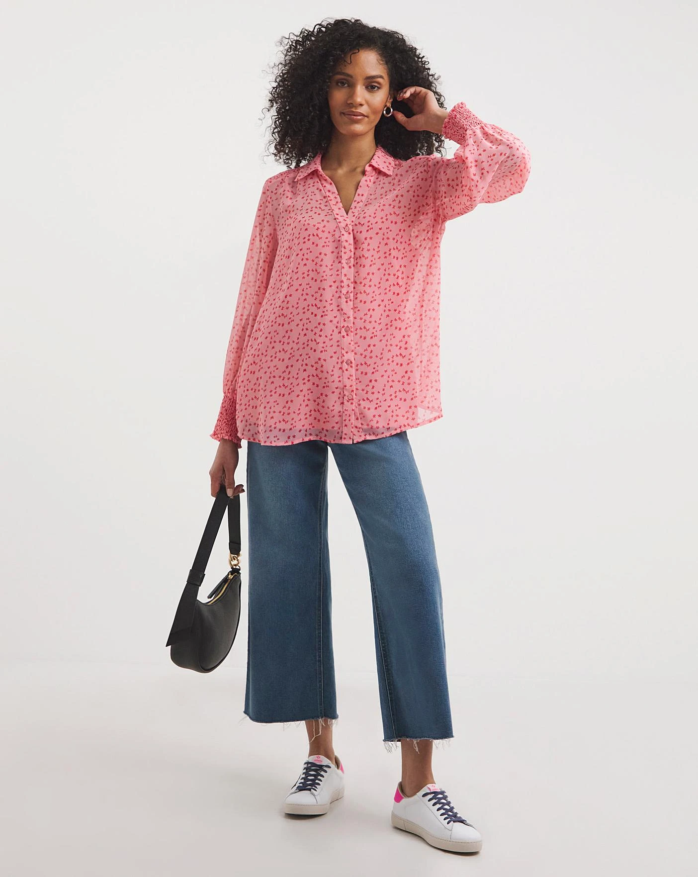 Sheer Shirt With Cami 2 Sheer Shirt With Cami - Image 2