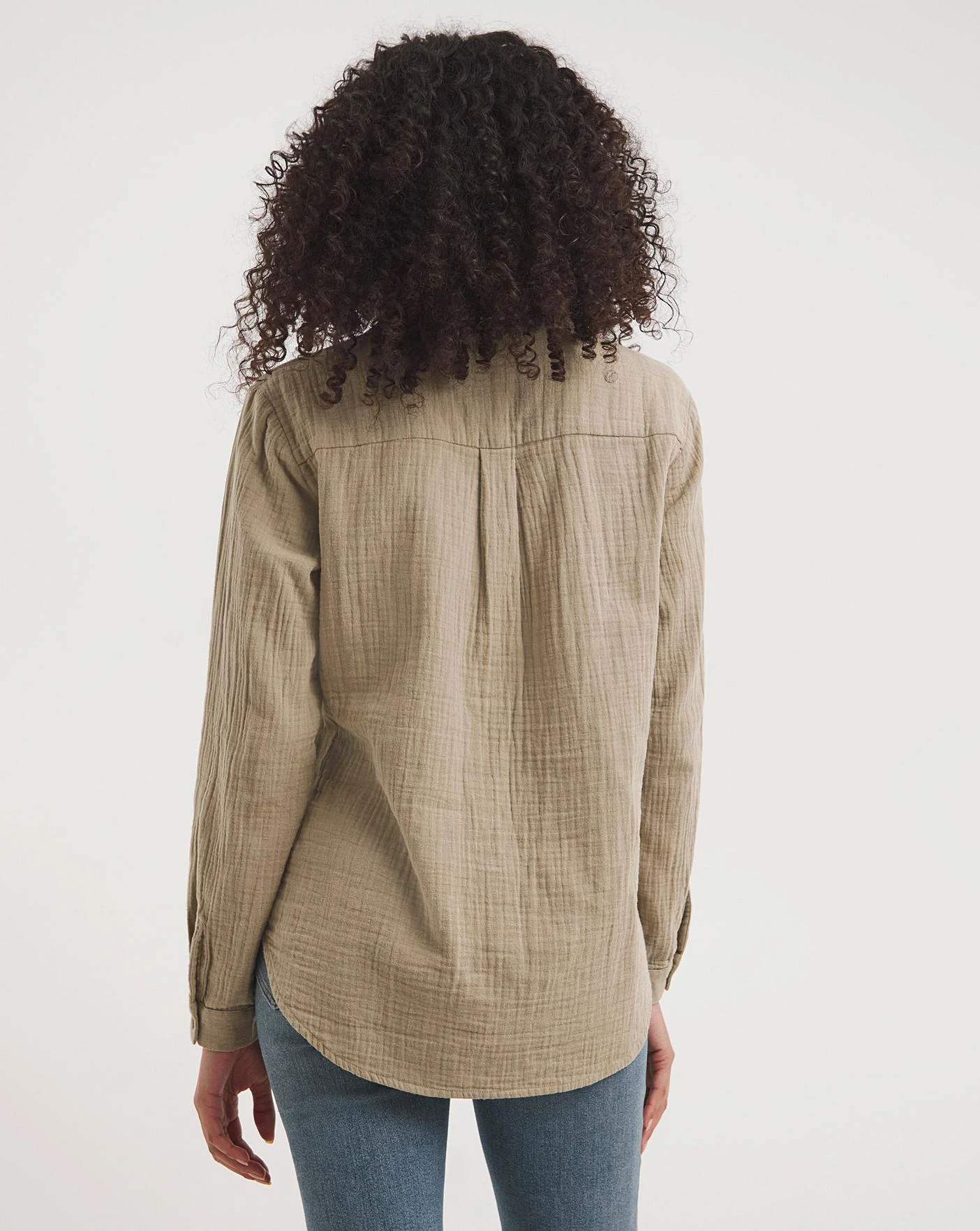 Cheesecloth Relaxed Shirt 2 Cheesecloth Relaxed Shirt - Image 2