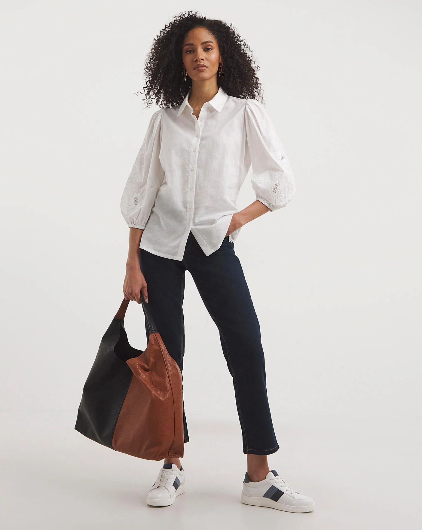 Broderie Sleeve Shirt 2 Broderie Sleeve Shirt - Image 2