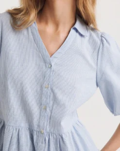 Tiered V Neck Shirt -Cheap Vextalia Store y01tu801722w