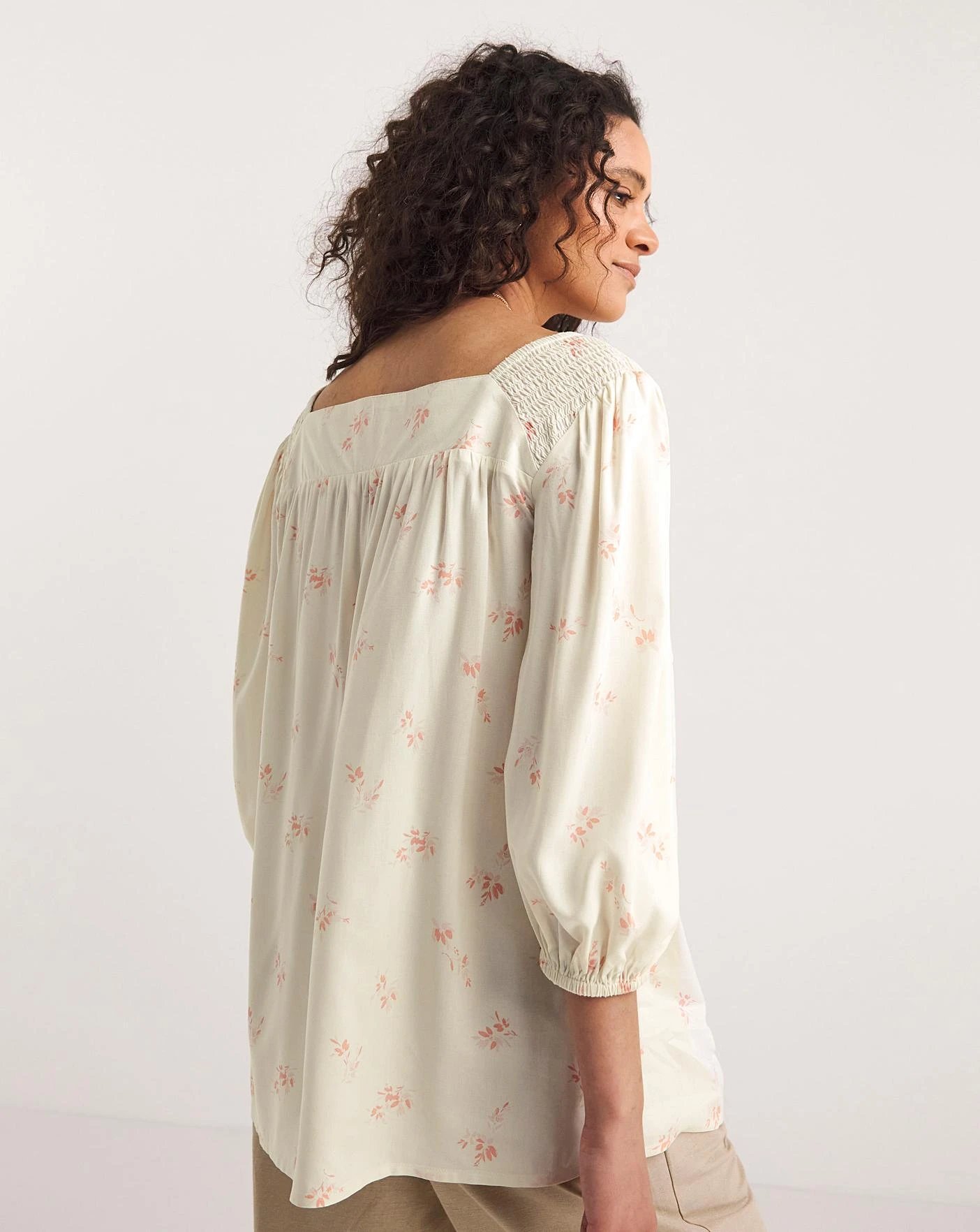 Square Neck Tie Front Top 3 Square Neck Tie Front Top - Image 3