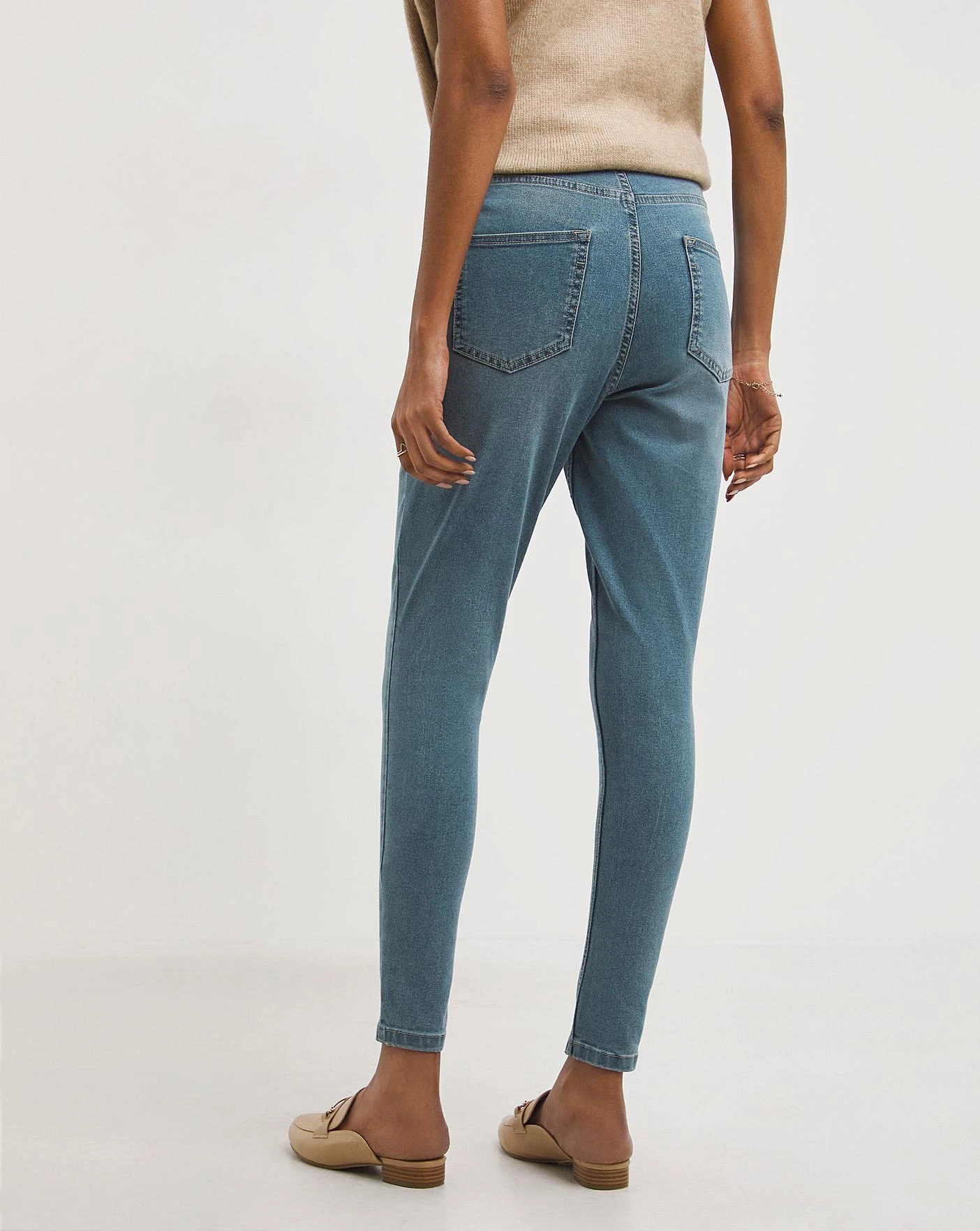 24/7 Blue Skinny Jeans 2 24/7 Blue Skinny Jeans - Image 2