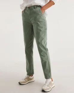 Khaki Stretch Chino Trousers -Cheap Vextalia Store y01zh408716w