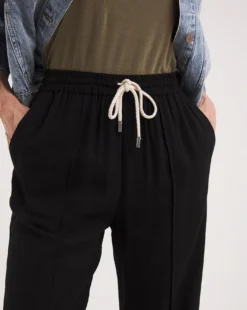 Lyocell Tie Waist Wide Leg Trouser -Cheap Vextalia Store y01zi998738w