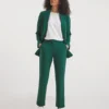 Emerald Scuba Straight Leg Trouser