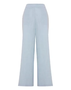Sky Blue Wide Leg Trousers -Cheap Vextalia Store y01zv895731s