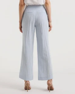 Sky Blue Wide Leg Trousers -Cheap Vextalia Store y01zv895733w