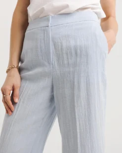 Sky Blue Wide Leg Trousers -Cheap Vextalia Store y01zv895735w