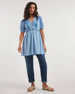 Joe Browns Lace Trim Ditsy Top