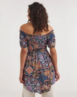 Joe Browns Paisley Crinkle Bardot Tunic -Cheap Vextalia Store y01zy320738w