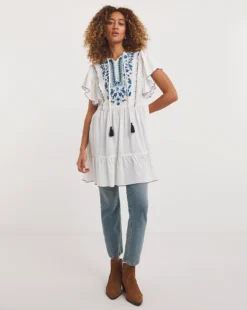 Joe Browns Contrast Embroidered Blouse 7 Joe Browns Contrast Embroidered Blouse -Cheap Vextalia Store y01zy361736w