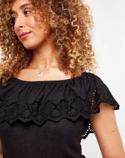 Joe Browns Broderie Frill Tee