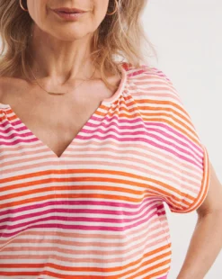 Julipa Notch Neck T-Shirt -Cheap Vextalia Store y07eg409737w