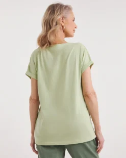 Julipa V Neck Lace T-Shirt -Cheap Vextalia Store y07eg412748w