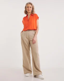 Julipa Turn Back Cuff Blouse -Cheap Vextalia Store y07eg419746w