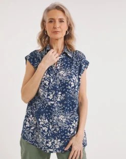 Julipa Turn Back Cuff Blouse