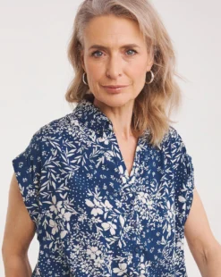 Julipa Turn Back Cuff Blouse -Cheap Vextalia Store y07eg424746w