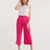 Julipa Linen Crop Trouser