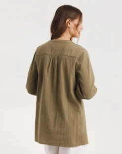 Julipa Textured Lace Trim Blouse -Cheap Vextalia Store y07eg554730w