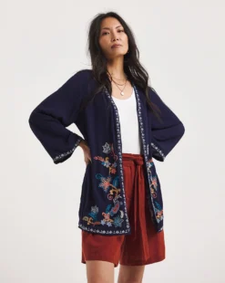Julipa Embroidered Kimono