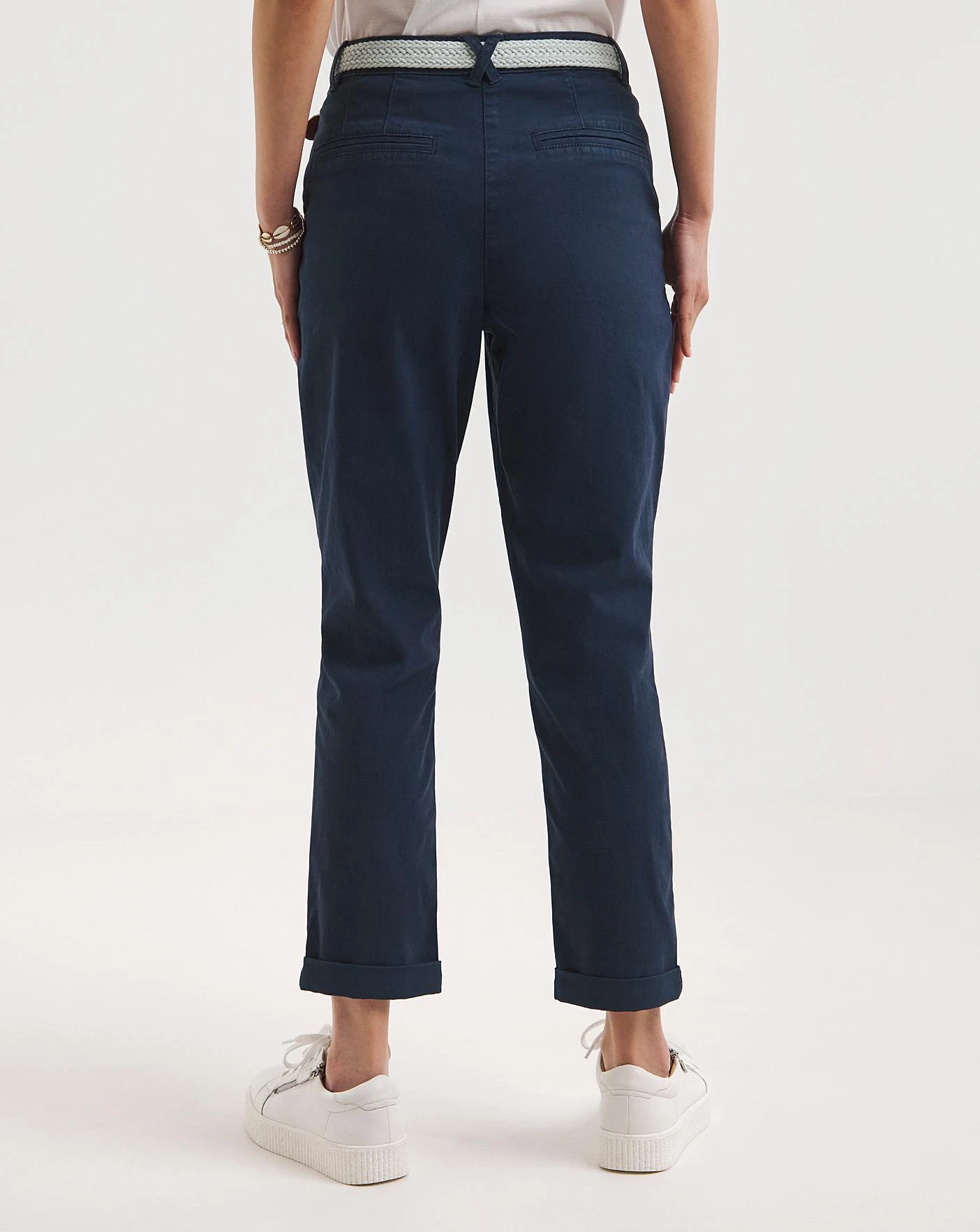 Julipa Chino Trouser With Belt 4 Julipa Chino Trouser With Belt - Image 4