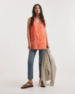 Julipa Sleeveless Ruffle Blouse -Cheap Vextalia Store y07eg667725w