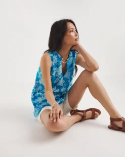 Julipa Sleeveless Ruffle Blouse -Cheap Vextalia Store y07eg668726w